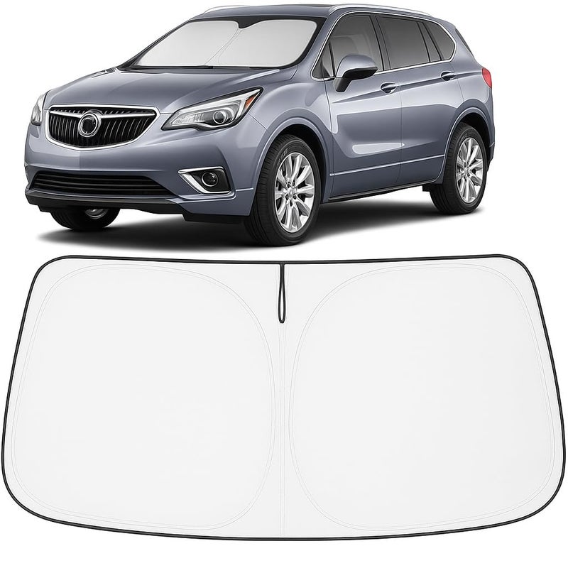 Proadsy Windshield Sun Shade for Buick Envision 2016-2020 4-Layer Foldable Front Sunshade Protector Sun Visor Blocks UV Rays Keep Car Cooler Accessories - Image 1